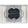 Розетка 2-местная IEK BRITE BR-R24-16-K91-F РСш12-3-БрАБ 16А в сборе с заземл. Защ. Шторки арктич. Бел.